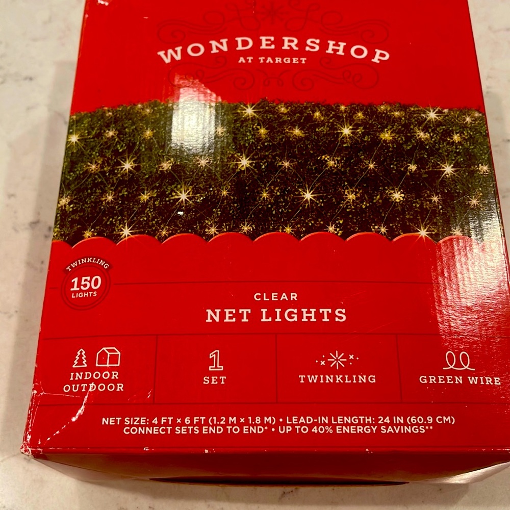 Clear Net Lights - 150 bulbs - indoor and outdoor